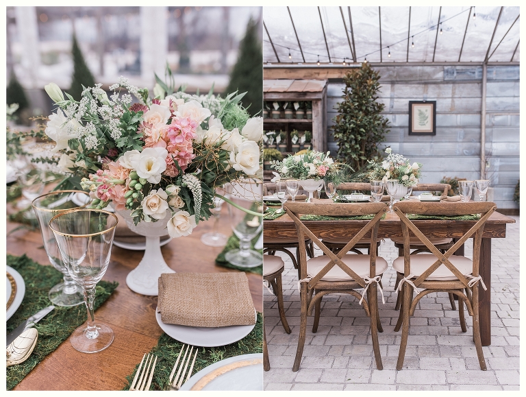 Earthy Elegance Greenhouse Wedding- Long Hollow Gardens// Gallatin, TN