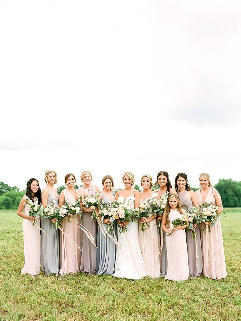 Nashville Wedding Photographer | Allenbrooke Farms sweet and romantic wedding with blush, blue and soft purple details