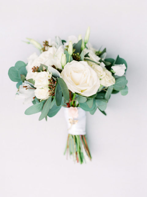 white classic timeless bridal bouquet photo at Benton Chapel at Vanderbilt University Downtown Nashville Wedding | Christy Wilson Photography